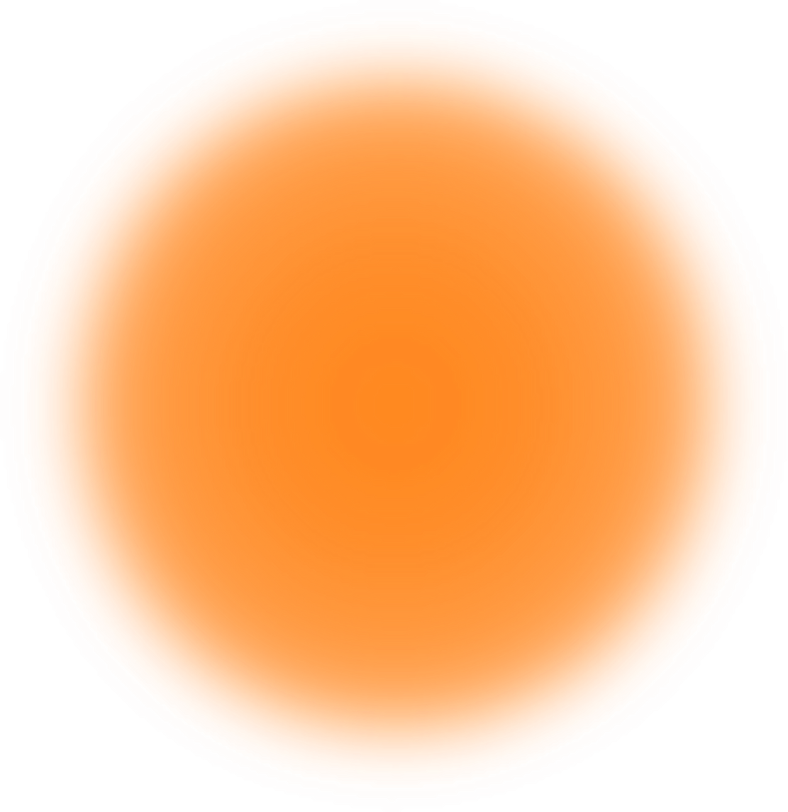 Orange Gradient Circle